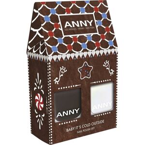 ANNY Negle Neglelak Xmas Set Baby It's Cold Outside Cool Dress 15 ml + Hot Chocolate Weather 15 ml