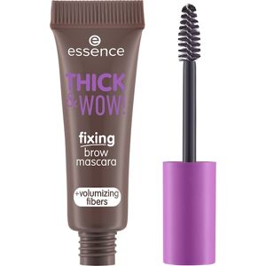 Essence Øjne Øjenbryn Thick & Wow! Fixing Brow Mascara + Volumizing Fibers 02 Ash Brown