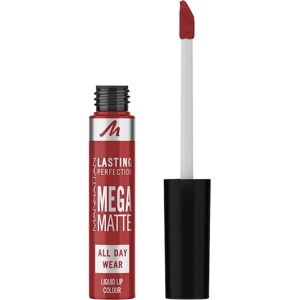 Manhattan Make-up Læber Lasting Perfection Mega Matte Liquid Lipstick 500 Red-y For Broadway