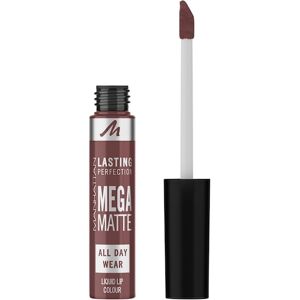 Manhattan Make-up Læber Lasting Perfection Mega Matte Liquid Lipstick 600 State of Burgundy