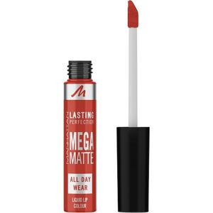 Manhattan Make-up Læber Lasting Perfection Mega Matte Liquid Lipstick 920 Scarlet Flames