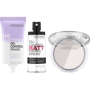 Catrice Ansigtsmakeup Primer The Matte Face Pro Set All Matt Plus Shine Control Powder 001 Universal 10 g + The Mattifier Oil-Control Primer 30 ml + Oil-Control Matt Fixing Spray 50 ml