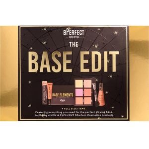 BPERFECT Sminke Ansigtsmakeup Gavesæt Base Elements The Complexion Edit + Double Ended Face Brush + Illuminating Primer Rose Glow + One Dew Three Shimmer Setting Spray