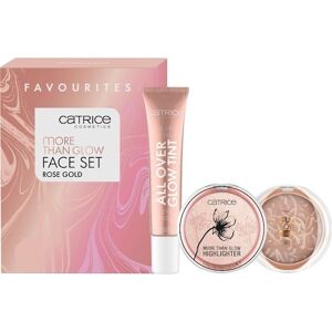 Catrice Ansigtsmakeup Highlighter More Than Glow Face Set Rose Gold All Over Glow Tint 020 Keep Blushing 15 ml + More Than Glow Highlighter 020 Supreme Rose Beam 5,9 g + Sun Lover Glow Bronzing Powder 010 Sun-kissed Bronze 8 g