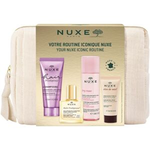 Nuxe Huile Prodigieuse Huile Prodigieuse Gave sæt VERY ROSE Soothing 3-in-1 Micellar Cleansing Water 50 ml + HAIR PRODIGIEUX® Shine Shampoo 30 ml + HUILE PRODIGIEUSE® Multifunctional Drying Oil 10 ml + REVE DE MIEL Hand and Nail Cream 15 ml