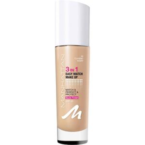 Manhattan Make-up Ansigt 3in1 Easy Match Make up No. 30 Soft Porcelain