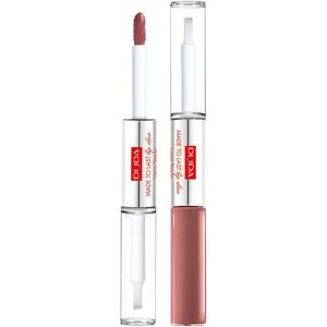 PUPA Milano Læber Lipgloss Made To Last Lip Duo No. 011 Natural Brown