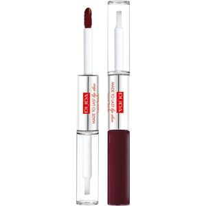 PUPA Milano Læber Lipgloss Made To Last Lip Duo Nr. 017 Red Wine