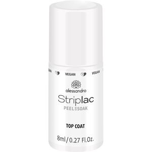 Alessandro Negle Striplac Peel Or Soak Tilbehør Top Coat - Vegan Top Coat