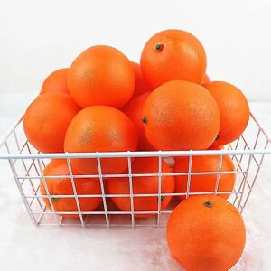 6 kunstige frugter, falske appelsiner