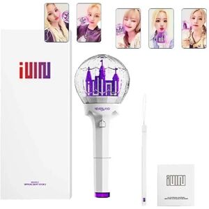 Ny Kpop Gidle Lightstick Ver.2 Korea (g)i-dle Light Stick Version 2 1 Castle Concert Lamp Party Flash Med Fotokort Gave ver.2 with 5cards