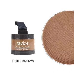 Sevich Vandtæt hårpulver Concealer Root Touch Up Volumizing Cover Up A Light brown