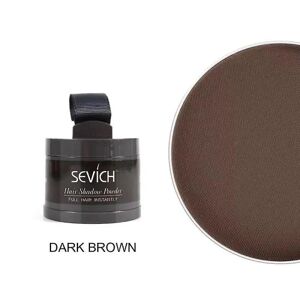 Sevich Waterproof Hair Powder Concealer Root Touch Up Volumizing Cover Up A Mørkebrun Dark brown