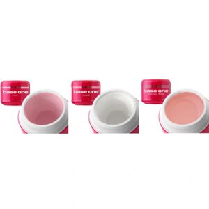 Silcare Base One - 3-pak UV gel - Klar, Pink, Cover - 15 gram