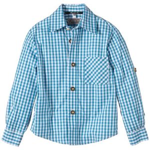 G.O.L. Boys' Bavarian Shirt Turquoise 15 Years