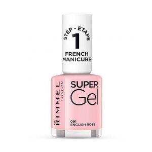 Rimmel Neglelak Super Gel French Manicure 091 English Rose 12 Ml