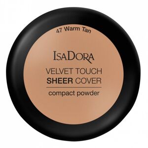 IsaDora Velvet Touch Sheer Cover Compact Powder 47 Warm Tan