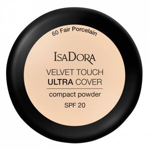 IsaDora Velvet Touch Ultra Cover Compact Power SPF 20 60 Fair Porcelain