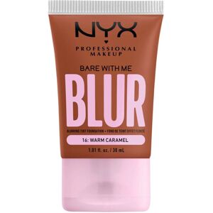 NYX Professional Makeup Bare With Me Blur Tint Foundation 16 Warm Caramel (30 ml)