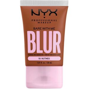 NYX Professional Makeup Bare With Me Blur Tint Foundation 18 Nutmeg (30 ml)