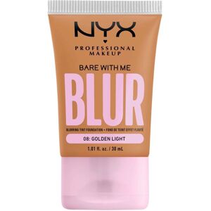 NYX Professional Makeup Bare With Me Blur Tint Foundation 08 Golden Light (30 ml)