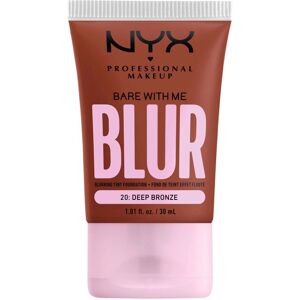 NYX Professional Makeup Bare With Me Blur Tint Foundation 20 Deep Bronze (30 ml)