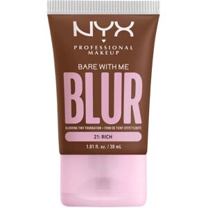 NYX Professional Makeup Bare With Me Blur Tint Foundation 21 Rich (30 ml)