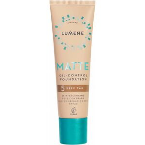 Lumene Matte Oil-Control Foundation SPF20 5 Deep Tan (30 ml)