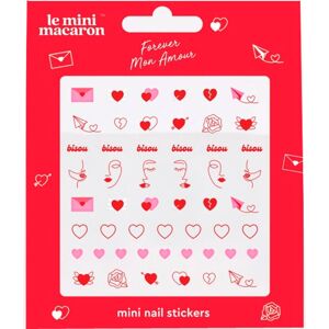 Le Mini Macaron Forever Mon Amour Mini Nail Stickers