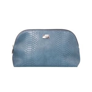 Gillian Jones Cosmetic Bag Blue Snake Art: 10742-13