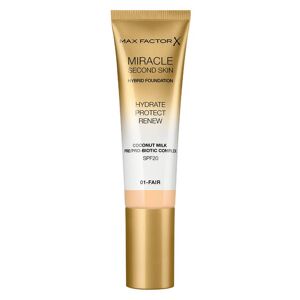 Max Factor Miracle Second Skin Hybrid Foundation 01 Fair 30 ml