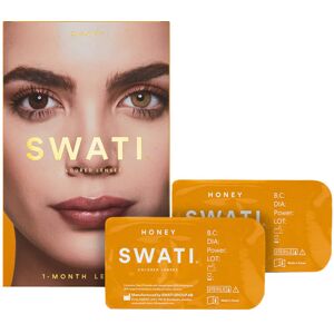 SWATI Cosmetics 1 måneds Kontaktlinser Honey