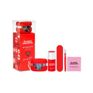 Le Mini Macaron Gel Manicure Kit Cherry Red 10 ml