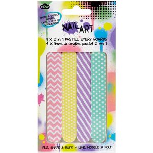 Npw Nail Art Files - Pastel Emery Boards