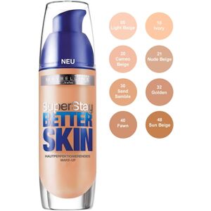 Maybelline SuperStay Better Skin, Flawless Finish Foundation - 05 Light Beige (Stop Beauty Waste) 30 ml