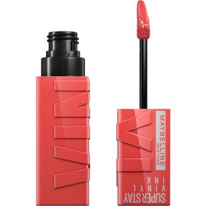 Maybelline Pintalabios Líquido de Larga Duración Super Stay Vinyl Ink 4,2mL 15 Peachy