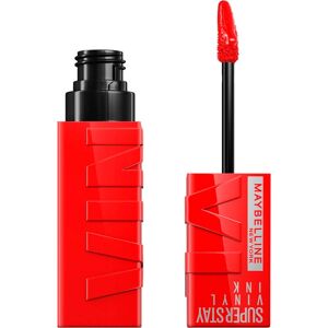 Maybelline Pintalabios Líquido de Larga Duración Super Stay Vinyl Ink 4,2mL 25 Red-Hot