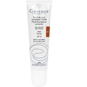 Avène Couvrance Base de Maquillaje Fluida Correctora de Alta Tolerancia 30mL 4.0 Honey