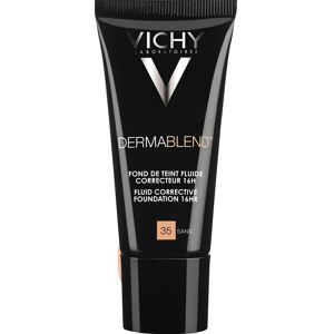 Vichy Dermablend Base de maquillaje fluida correctora SPF28 de alta cobertura 30mL 35 Sand