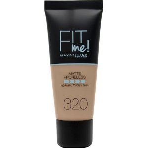 Maybelline Base de Maquillaje Fit Me Matte + Poreless 30mL 320 Natural Tan