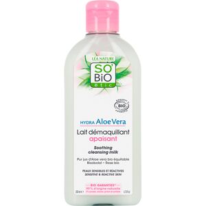 SO'BiO étic Leche desmaquillante calmante Hydra Aloe Vera