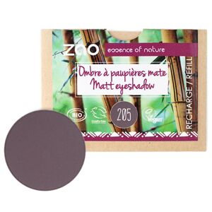 Zao Make-up Recarga de sombra de ojos mate 205 Violet Sombre