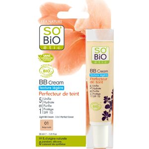 SO'BiO étic BB-crema textura ligera Perfecteur de Teint FPS 10 - 01 Beige Nude