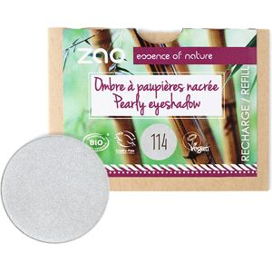 Zao Make-up Recarga de sombra de ojos nacarada 114 Argent