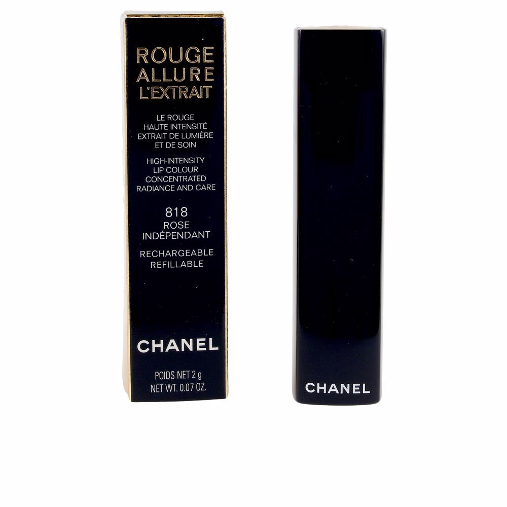 Chanel Rouge Allure L’EXTRAIT lipstick #rose independant-818