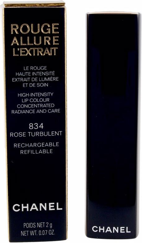 Chanel Rouge Allure L’EXTRAIT lipstick #rose turbulent-834