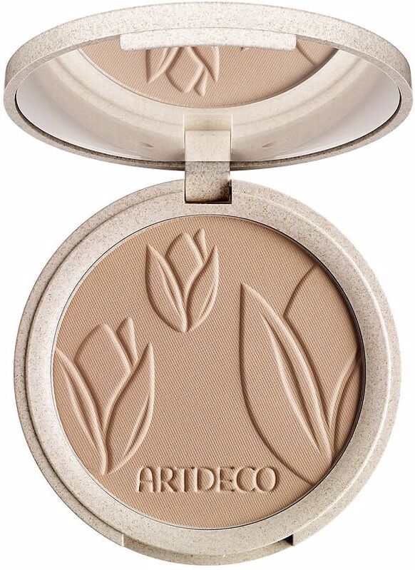 Artdeco Natural Finish compact foundation #warm honey