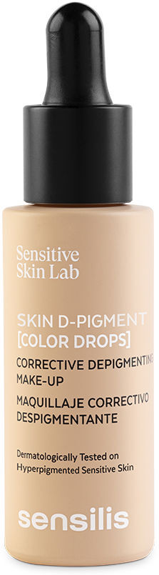 Sensilis Skin D-PIGMENT Color Drops maquillaje corrector despigmentante #Beige