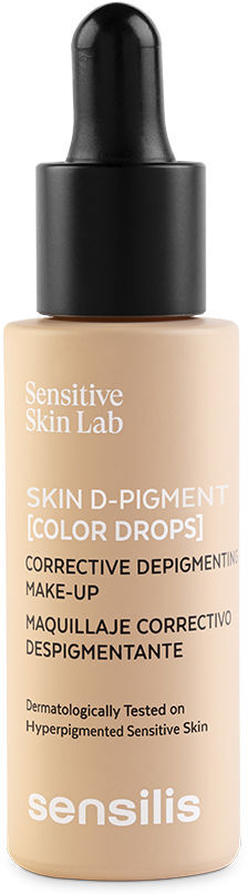 Sensilis Skin D-PIGMENT Color Drops maquillaje corrector despigmentante #Sand