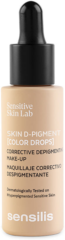 Sensilis Skin D-PIGMENT Color Drops maquillaje corrector despigmentante #Beige dore